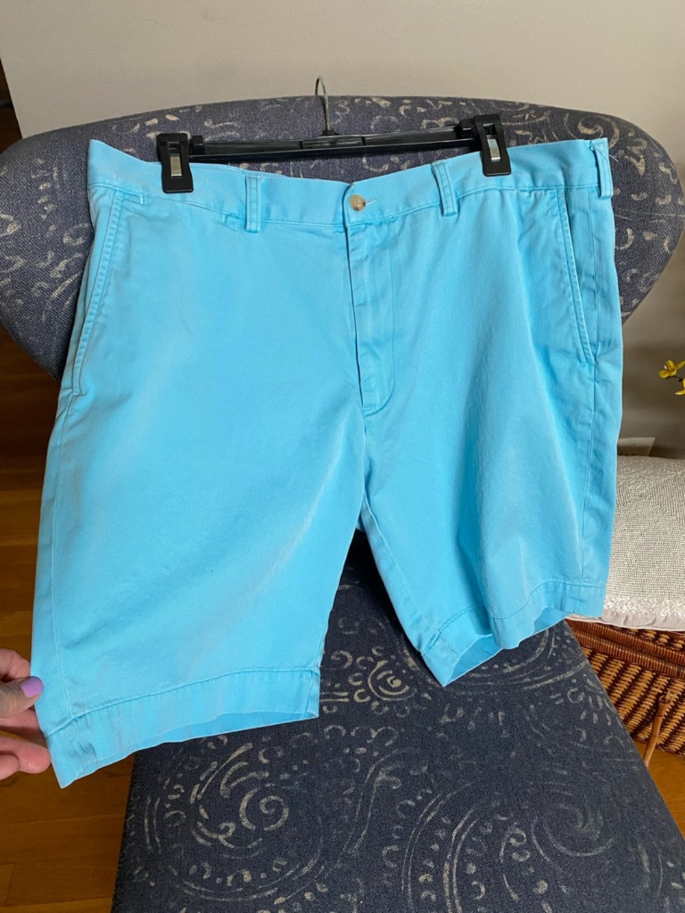 Ralph Lauren Flat-Front Cotton Shorts